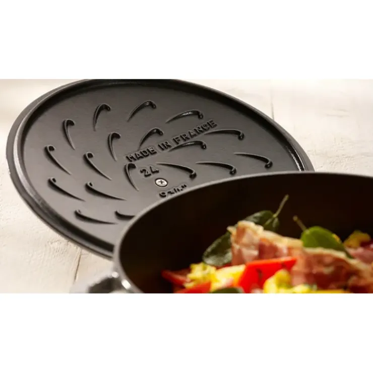 STAUB Sauteuse en Fonte Chistera 24 cm Noir
