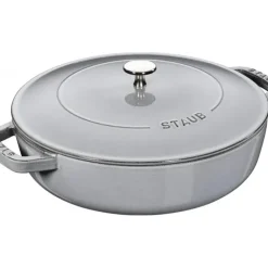 STAUB Sauteuse en Fonte Chistera 24 cm Gris Graphite Online