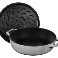 STAUB Sauteuse en Fonte Chistera 24 cm Gris Graphite Online