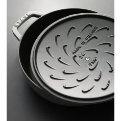 STAUB Sauteuse en Fonte Chistera 24 cm Gris Graphite Online