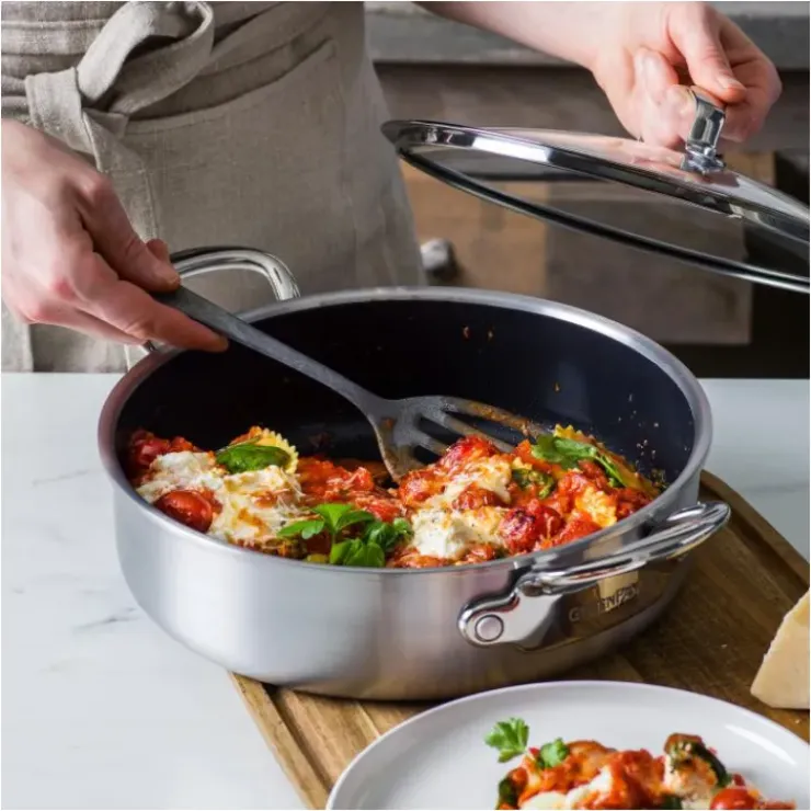 GREENPAN Sauteuse Inox Ø 26 cm avec Couvercle PREMIERE Hot