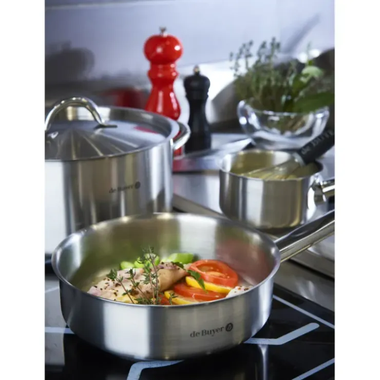 DE BUYER Sauteuse Inox Bord Droit Ø24cm Prim’Appety Online