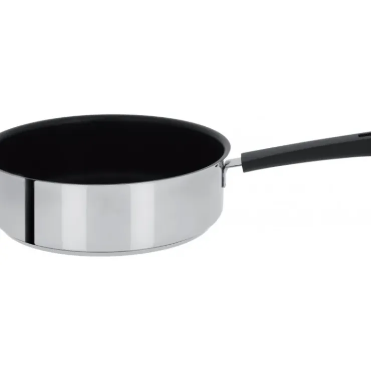 CRISTEL Sauteuse Mutine Ø 24 cm Manche Fixe Anti-Adhésive Inox Hot