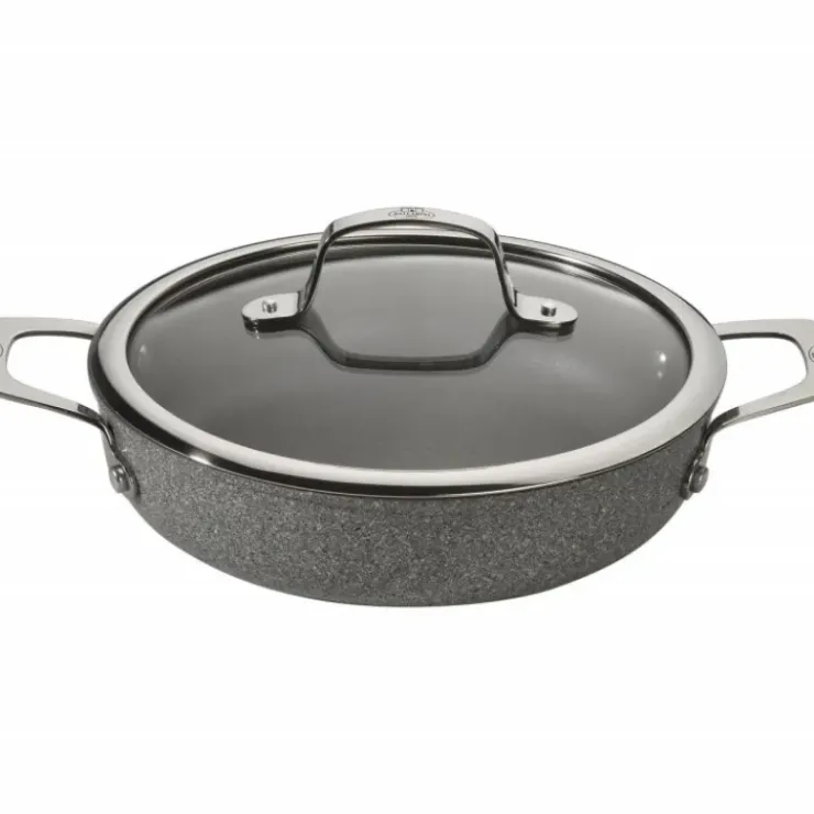 BALLARINI Sauteuse Pierre 24 cm avec couvercle et poignées Salina Granitium Outlet