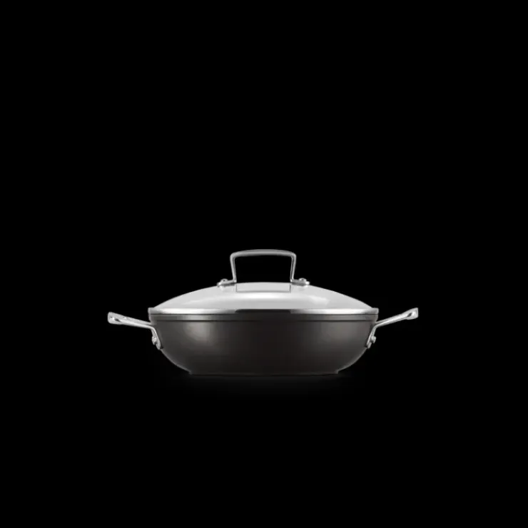 LE CREUSET Sauteuse Provençale 24 cm Anti-Adhérente avec couvercle Les Forgées Sale