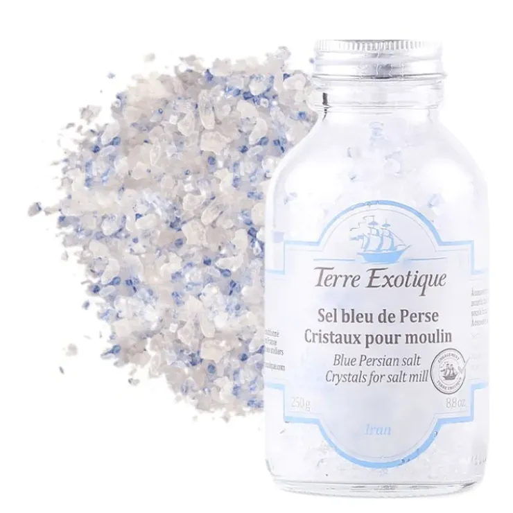 TERRE EXOTIQUE Sel Bleu de Perse en Cristaux 250 g Hot