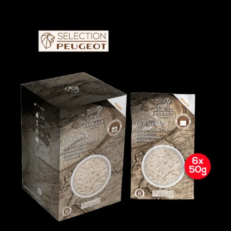 PEUGEOT Sel de Guérande Sachets 50 g (x6) Clearance
