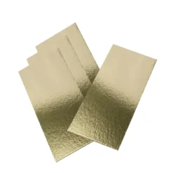 CUISINEADDICT Semelle à Bûche 40x10cm Or Bord Droit (x50) Online