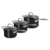 LE CREUSET Set 3 Casseroles Antiadhérentes Essentiel Céramique avec Couvercle Online