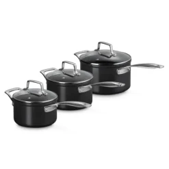 LE CREUSET Set 3 Casseroles Antiadhérentes Essentiel Céramique avec Couvercle Online