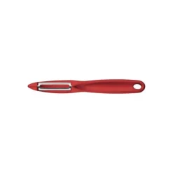 VICTORINOX Set Couteau d'Office, Couteau à Tomate et Epluche Légumes Rouge Swiss Classic Hot