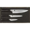 KAI Set Couteau d'Office, Couteau Universel et Couteau de Chef Shun Classic Damas Discount