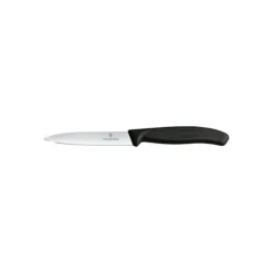 VICTORINOX Set Couteau d'Office, Couteau à Tomate et Epluche Légumes Noir Swiss Classic Clearance