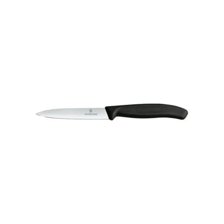 VICTORINOX Set Couteau d'Office, Couteau à Tomate et Epluche Légumes Noir Swiss Classic Clearance
