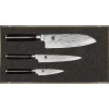KAI Set Couteau d'Office, Couteau Universel et Couteau Santoku Shun Classic Damas Online