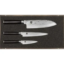 KAI Set Couteau d'Office, Couteau Universel et Couteau Santoku Shun Classic Damas Online