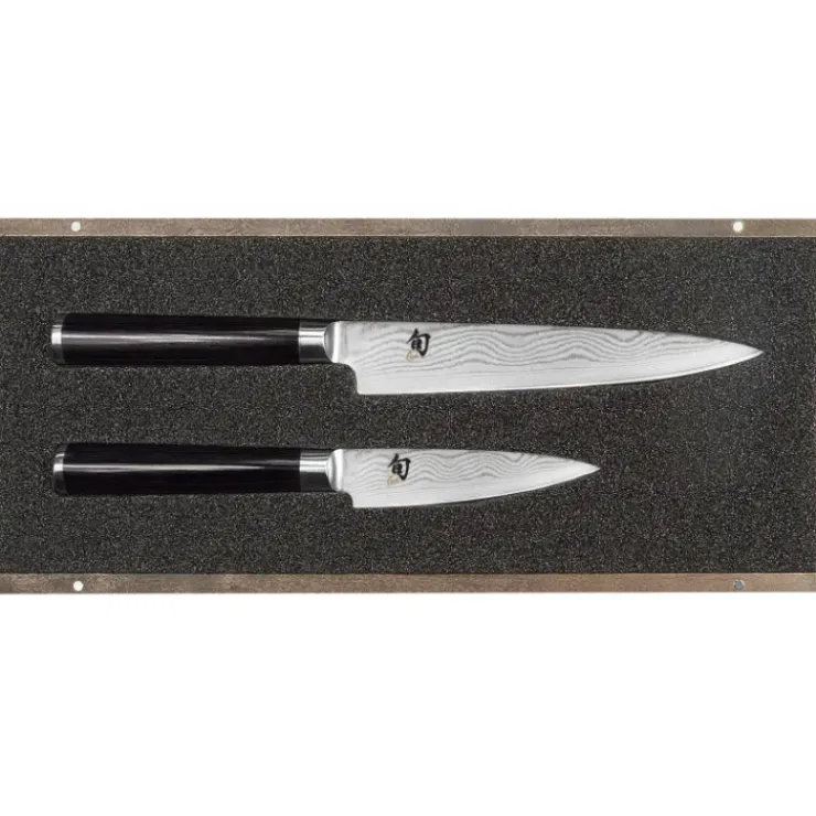 KAI Set Couteau d'Office et Couteau Universel Shun Classic Damas Sale