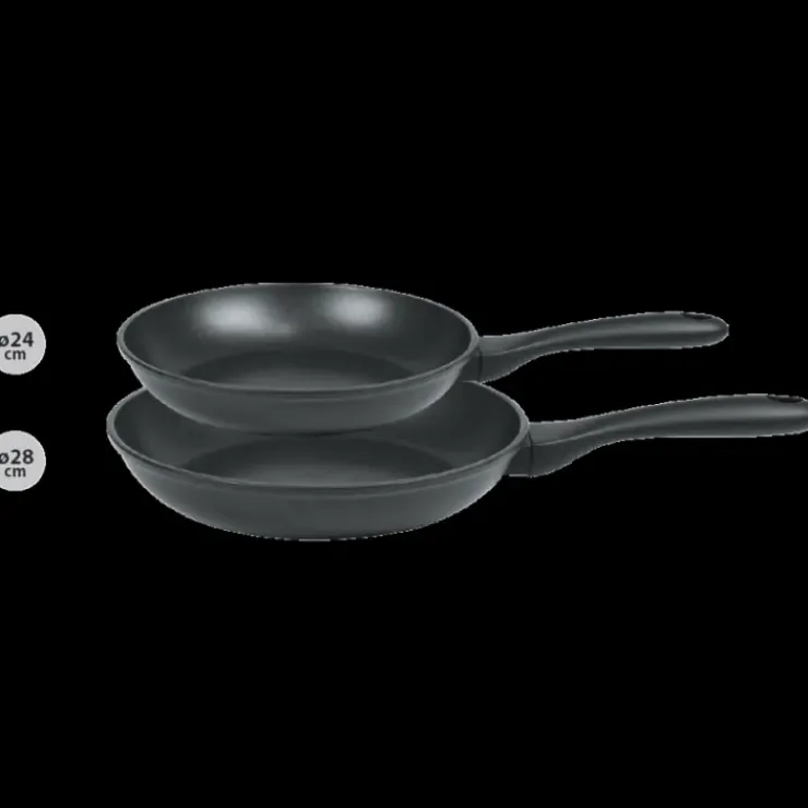 CRISTEL Set de 2 Poêles Aluminium Ø24 & 28 cm Cookway Ultralu Discount