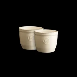 EMILE HENRY Set de 2 Ramequins en Céramique N°8 cm Argile Outlet