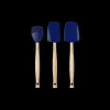 LE CREUSET Set de 3 Spatules Silicone Azur