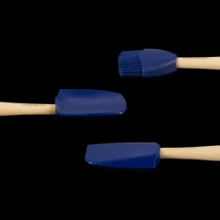 LE CREUSET Set de 3 Spatules Silicone Azur