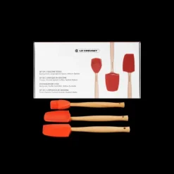 LE CREUSET Set de 3 Spatules Silicone Volcanique