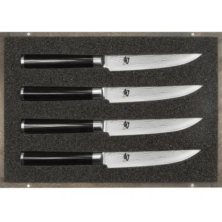 KAI Set de Couteaux à Steak 12 cm Shun Classic Damas Clearance