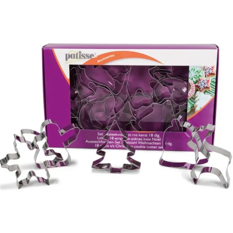 PATISSE Set Emporte-pièces Biscuits de Noël (x18) Discount