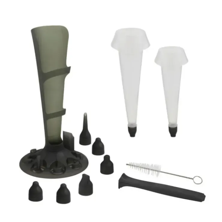 MASTRAD Set Poche à Douille et 12 Douilles Inox