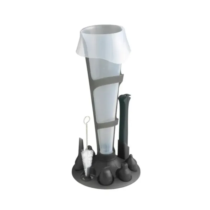 MASTRAD Set Poche à Douille et 12 Douilles Inox