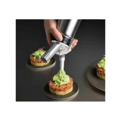 MASTRAD Siphon de Cuisine Professionnel en Inox 1L Hot