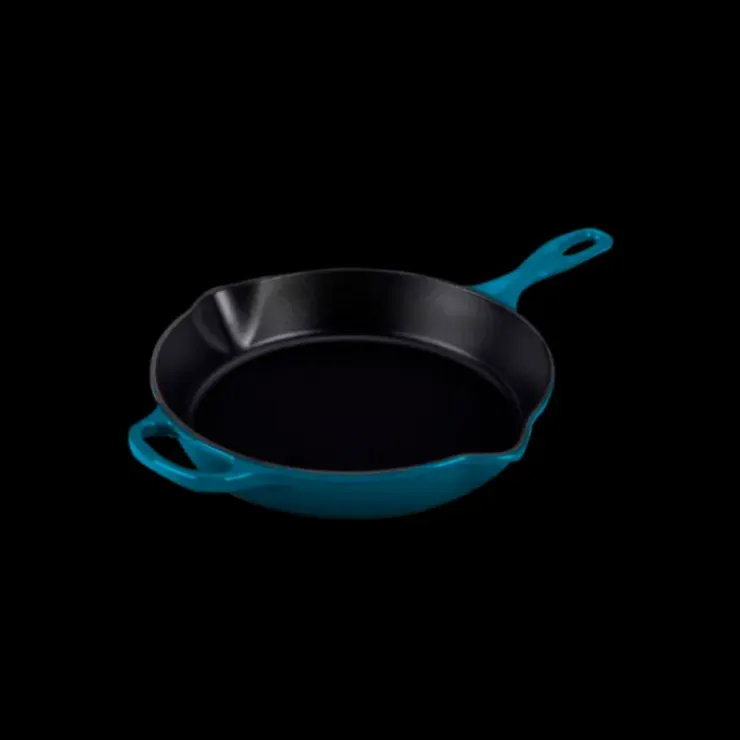 LE CREUSET Skillet Rond Profond 26cm en Fonte Deep Teal Online