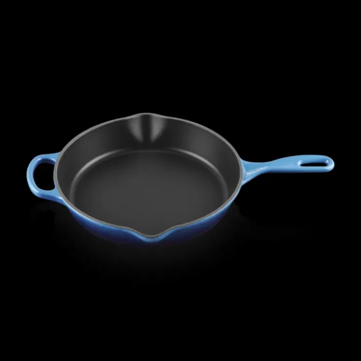 LE CREUSET Skillet Rond Profond 26cm en Fonte Azur Outlet