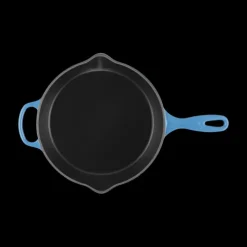 LE CREUSET Skillet Rond Profond 26cm en Fonte Azur Outlet
