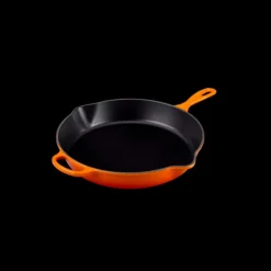 LE CREUSET Skillet Rond Profond 26cm en Fonte Volcanique Hot