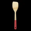 PEBBLY Spatule de Cuisine Bambou 30 cm Rouge Outlet