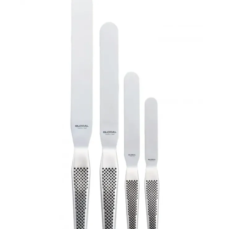 GLOBAL Spatule de Cuisine Inox Plate 11 x 2,5 cm Outlet
