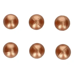FUNCAKES Sphère en Chocolat Bronze 2 cm (x8)