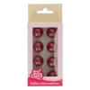 FUNCAKES Sphères en Chocolat Rouge (x8)