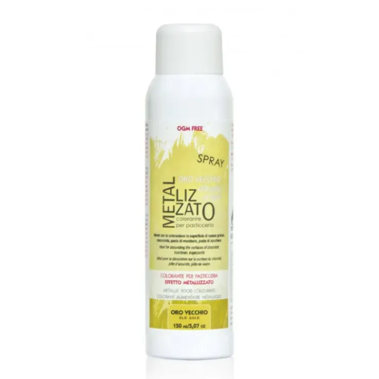 CUISINEADDICT Spray Colorant Or Effet Métallisé 150 ml