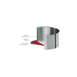 CRISTEL Série de 4 Casseroles + Poignée Strate Amovible Inox Outlet