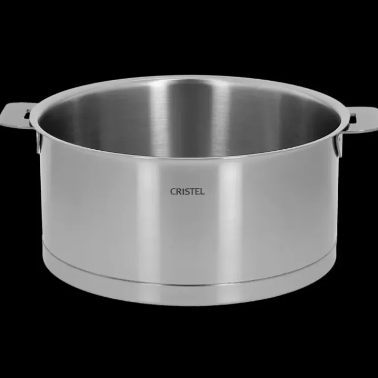 CRISTEL Série de 4 Casseroles Strate Amovible Inox Hot
