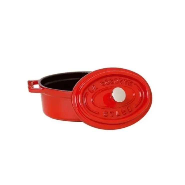 STAUB Cocotte Fonte Ovale 29 cm Rouge Cerise 4,2 L New