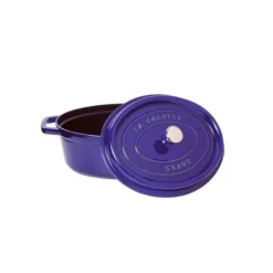 STAUB Cocotte Fonte Ovale 33 cm Bleu Intense Majolique 6,7 L Clearance