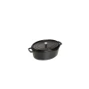 STAUB Cocotte Fonte Ovale 23 cm Noir Mat 2,35 L Online