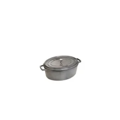 STAUB Cocotte Fonte Ovale 17 cm Gris Graphite 1 L Clearance