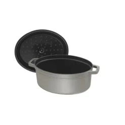 STAUB Cocotte Fonte Ovale 17 cm Gris Graphite 1 L Clearance