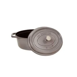 STAUB Cocotte Fonte Ovale 29 cm Gris Graphite 4,2 L Outlet