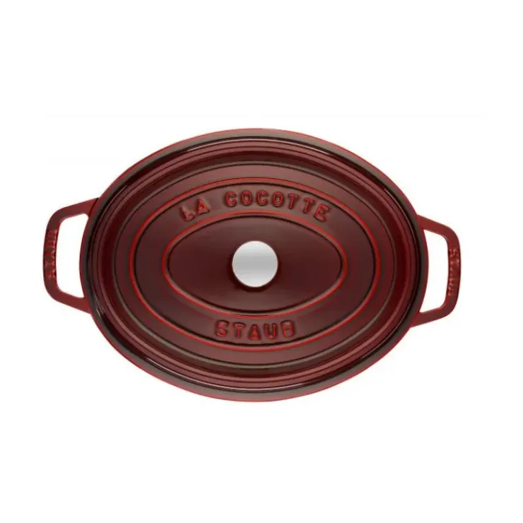 STAUB Cocotte Fonte Ovale 33 cm Grenadine Majolique 6,7 L Clearance