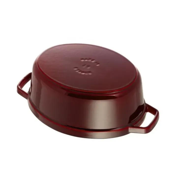 STAUB Cocotte Fonte Ovale 33 cm Grenadine Majolique 6,7 L Clearance